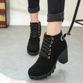 Yara |  Thick Block Heel Boots with Orthopaedic