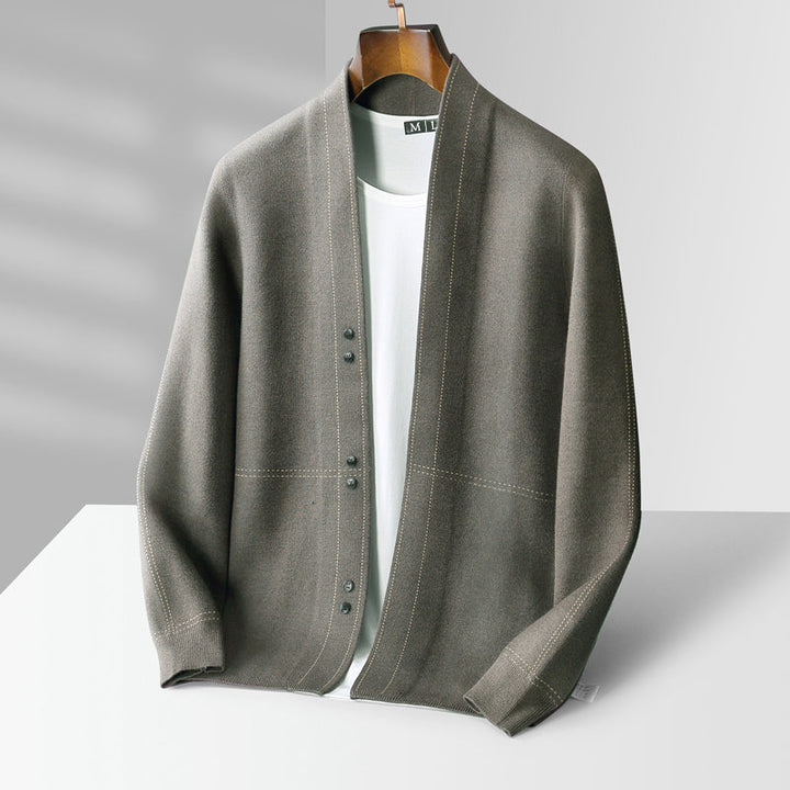 Stefan | Men's Cardigan Sweater Knit Jacket Button Up 1