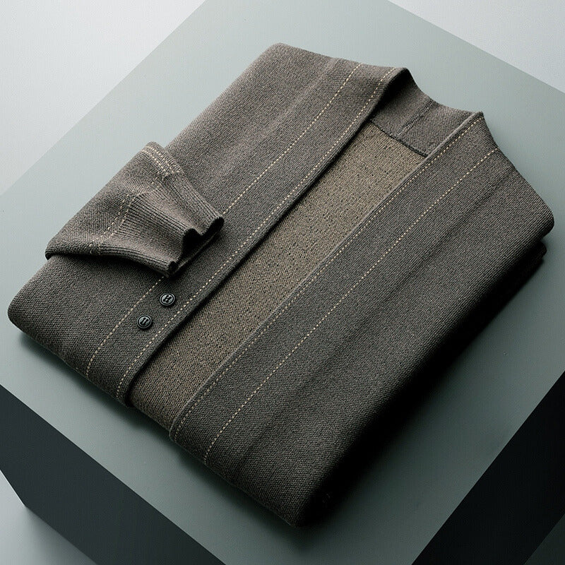 Stefan | Men's Cardigan Sweater Knit Jacket Button Up 5