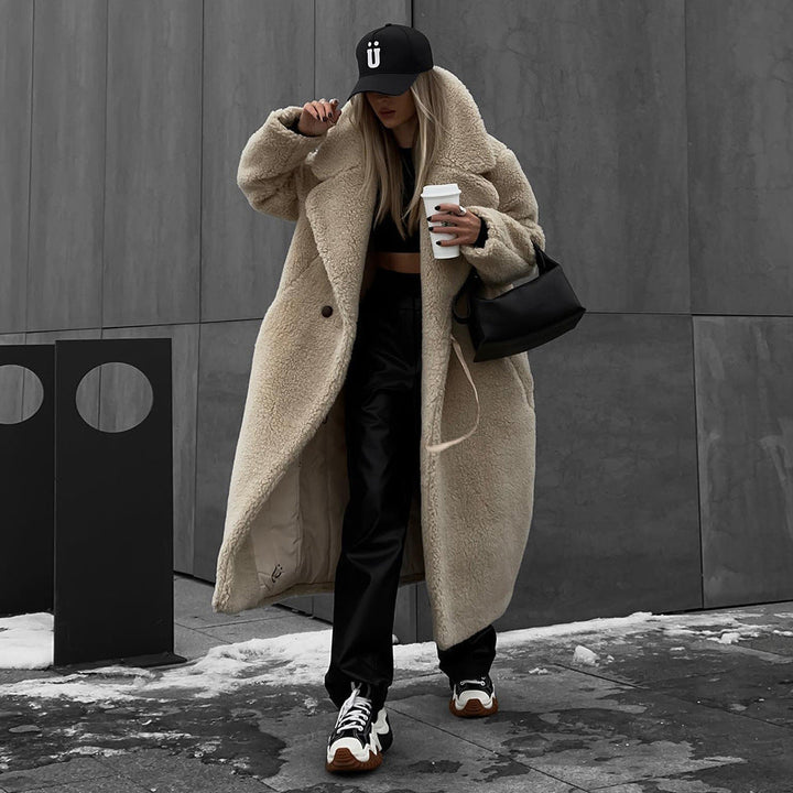 Sylvia | Women's Maxi Teddy Coat Oversized Long Winter 1