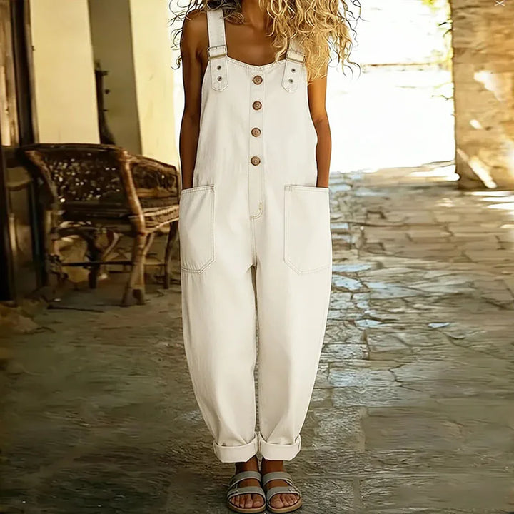 Sylvie | Women's Loose Fit Denim Overalls 3