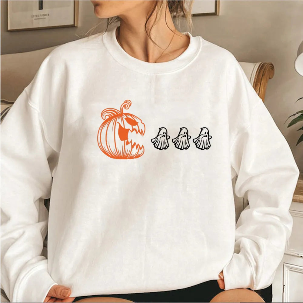 Talitha - Pumpkin Ghost Halloween Sweatshirt 2