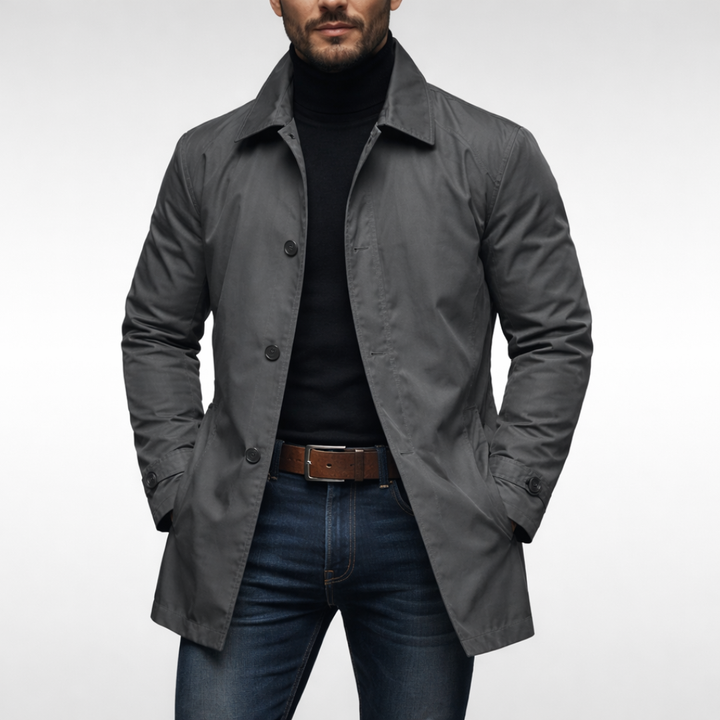 Teunis | Men's Overcoat Winter Car Coat Warm 1