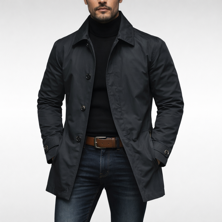 Teunis | Men's Overcoat Winter Car Coat Warm 3