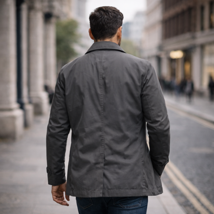 Teunis | Men's Overcoat Winter Car Coat Warm 6