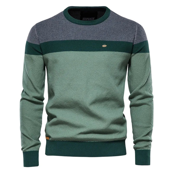 Thomas | Men's Crew Neck Sweater Knit Pullover 2