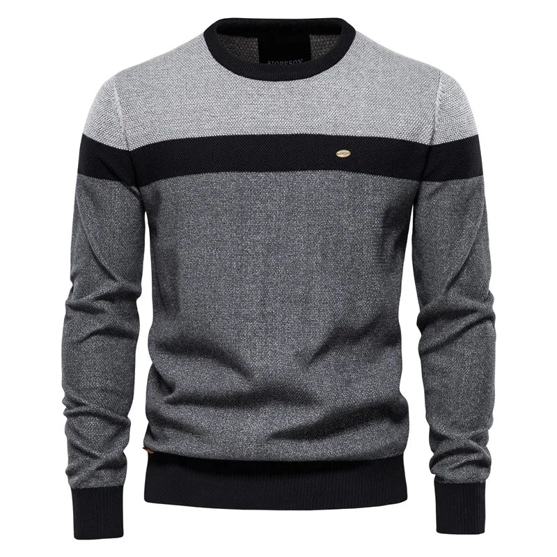 Thomas | Men's Crew Neck Sweater Knit Pullover 3