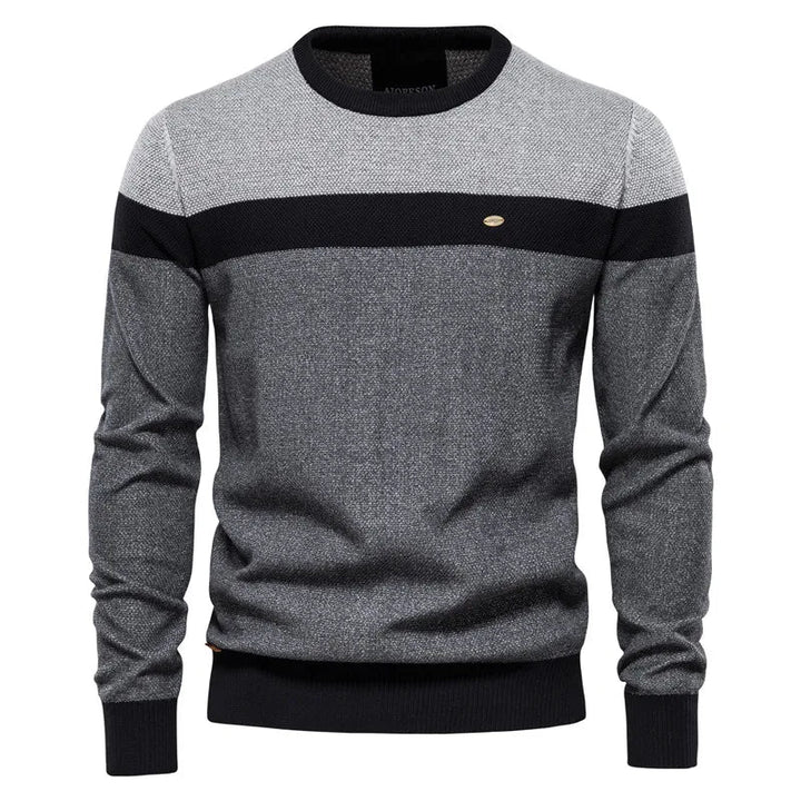 Thomas | Men's Crew Neck Sweater Knit Pullover 3