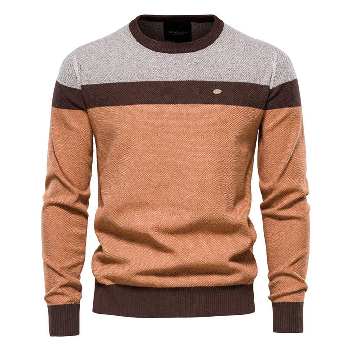 Thomas | Men's Crew Neck Sweater Knit Pullover 4