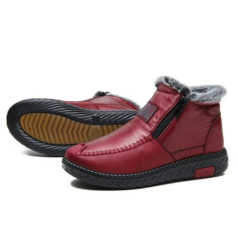 Thora | Women's Winter Boots Zip Up Non Slip 6
