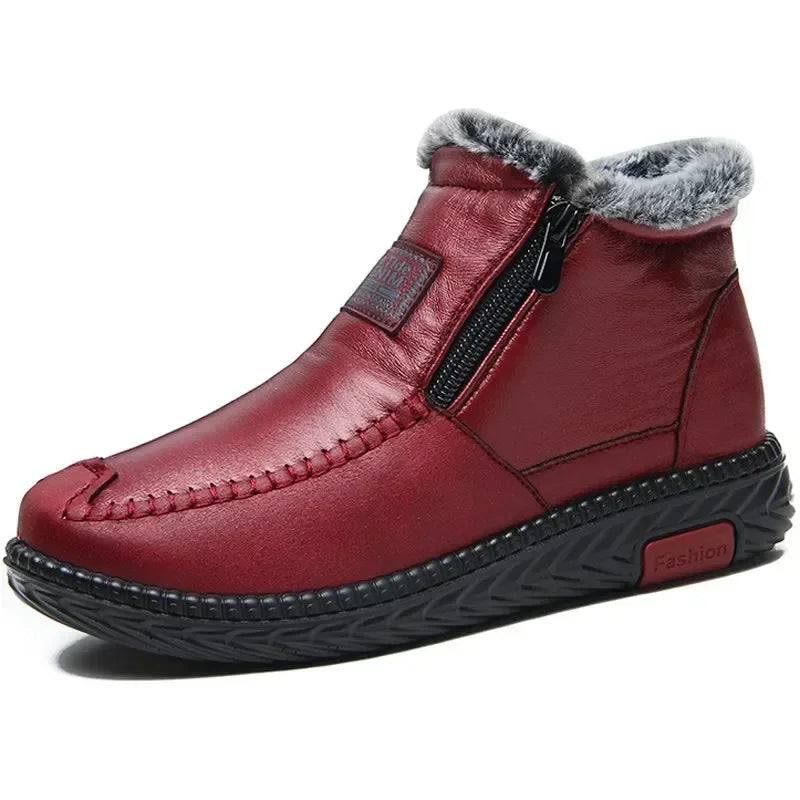Thora | Women's Winter Boots Zip Up Non Slip 7