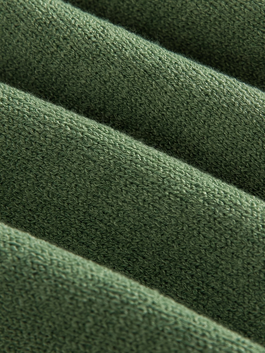 Men's Drop Shoulder Crew Neck Sweater – Detail View