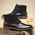 Timo | Men's Wingtip Lace Up Oxford Dress Boots