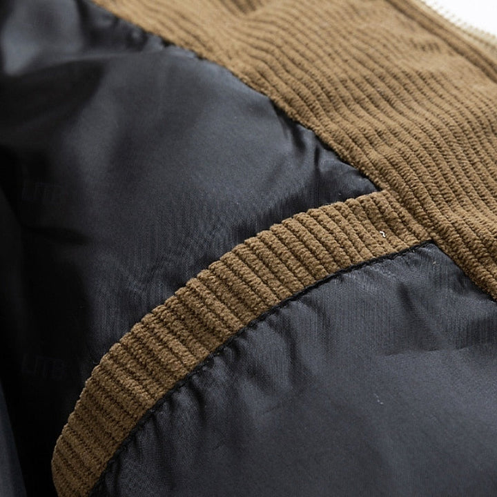 Tjalling | Men's Corduroy Hooded Winter Down Jacket 7