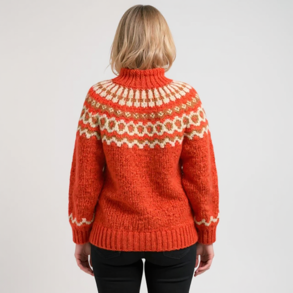 Tove - Nordic Fair Isle Knit Sweater 10