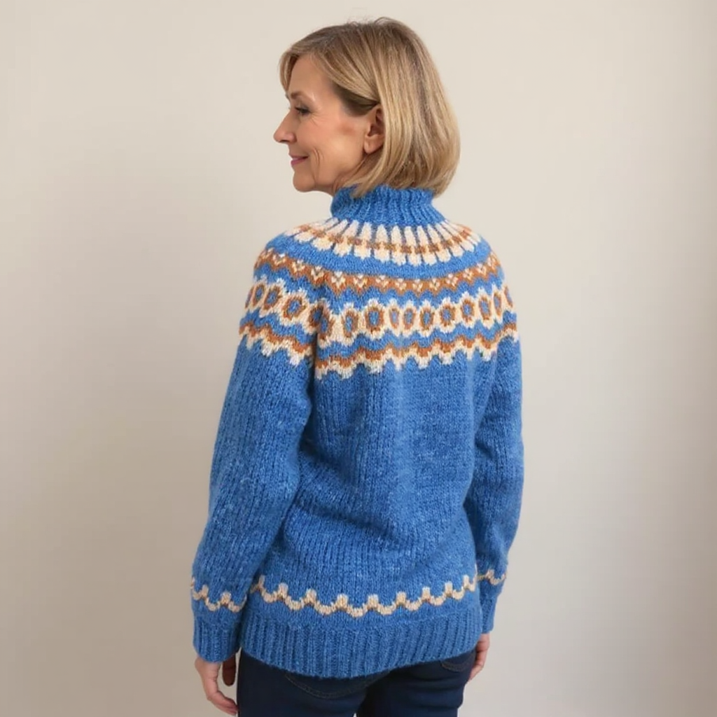 Tove - Nordic Fair Isle Knit Sweater 12
