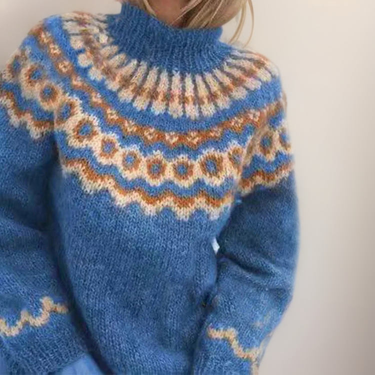 Tove - Nordic Fair Isle Knit Sweater 3