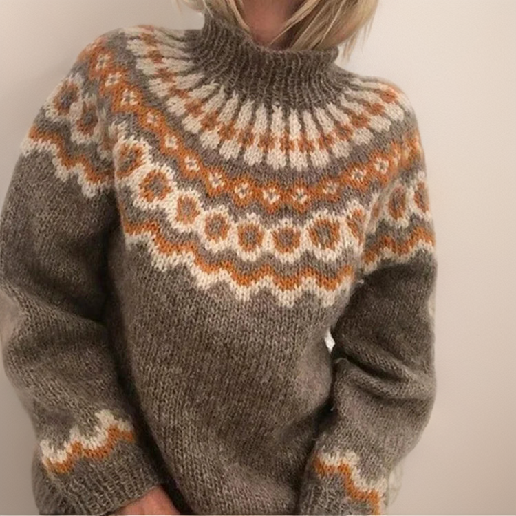Tove - Nordic Fair Isle Knit Sweater 4