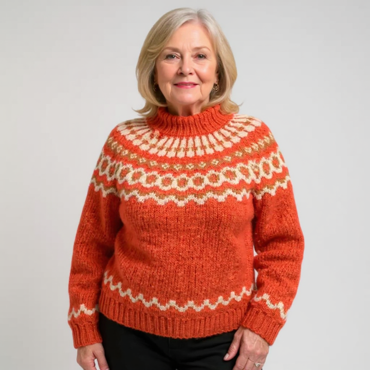 Tove - Nordic Fair Isle Knit Sweater 6