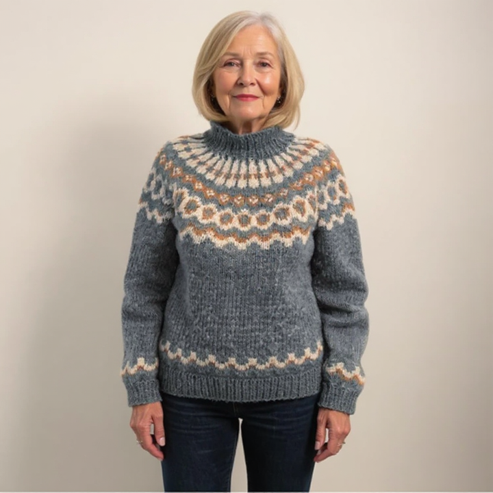 Tove - Nordic Fair Isle Knit Sweater 7