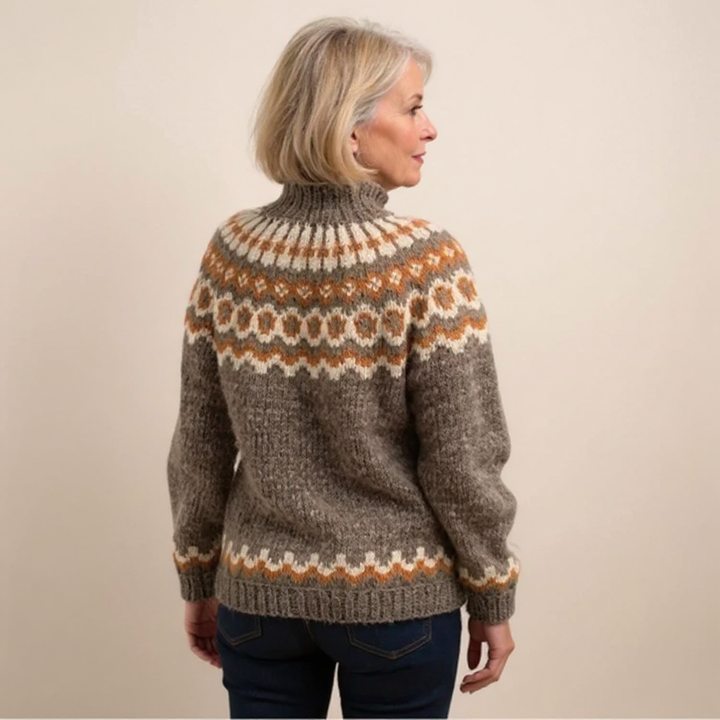 Tove - Nordic Fair Isle Knit Sweater 9