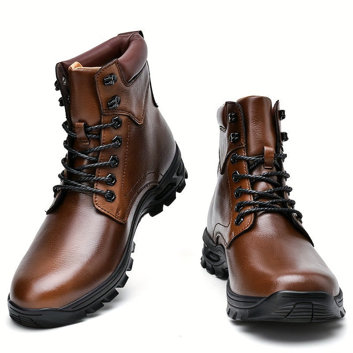 Twan | Men's Lace Up Leather Casual Hiking Boots 3