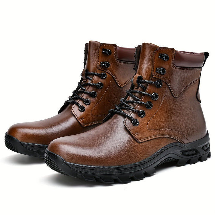 Twan | Men's Lace Up Leather Casual Hiking Boots 5