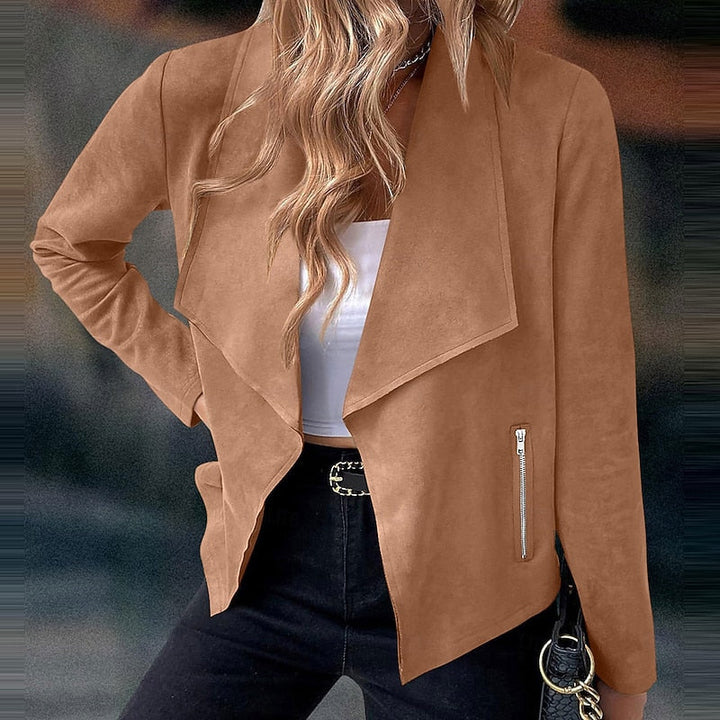 Ursula | Women's Faux Suede Blazer Jacket 5