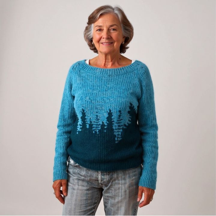Vera - Nordic Forest Knit Sweater 2