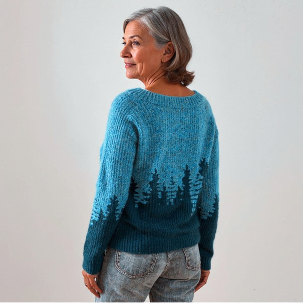 Vera - Nordic Forest Knit Sweater 3