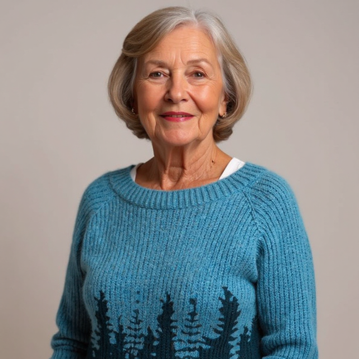 Vera - Nordic Forest Knit Sweater 4