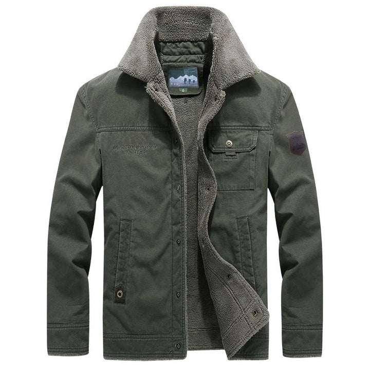 Victor | Men's Work Jacket Button Up Pockets 1