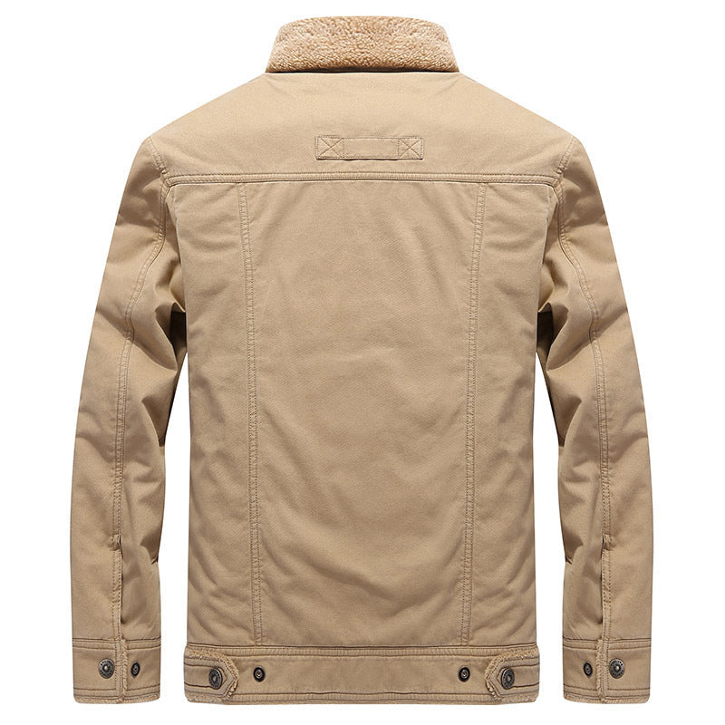 Victor | Men's Work Jacket Button Up Pockets 4