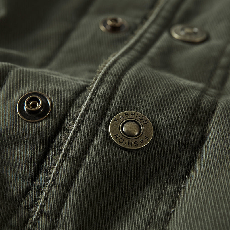 Victor | Men's Work Jacket Button Up Pockets 5
