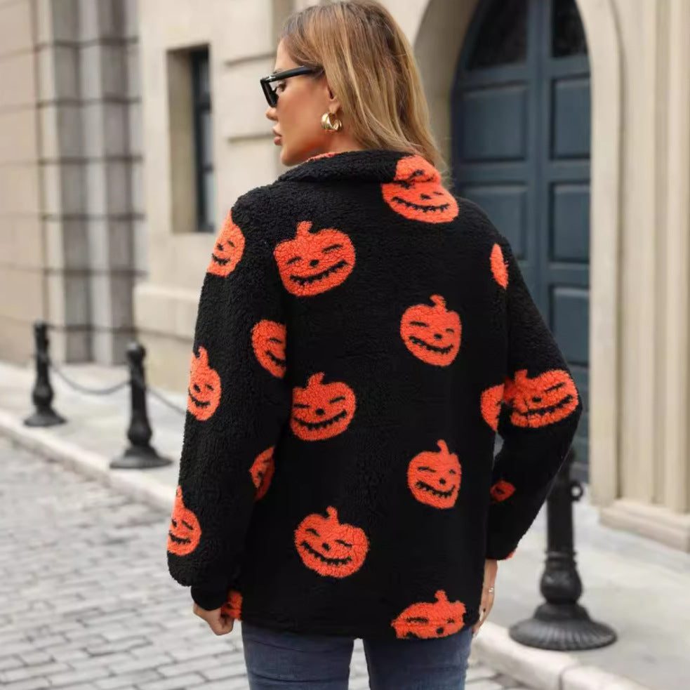Wende - Plush Pocket Halloween Sweatshirt 3