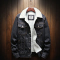 Wessel | Men's Sherpa Lined Denim Trucker Jacket