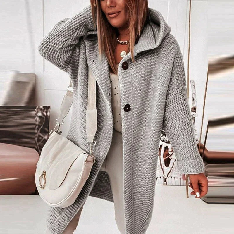 Wieke - Oversized Longline Women's Cardigan 1