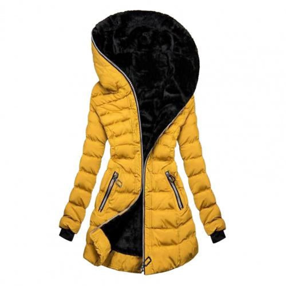 Wilhelmina | Women's Long Puffer Jacket Fleece Lined 2