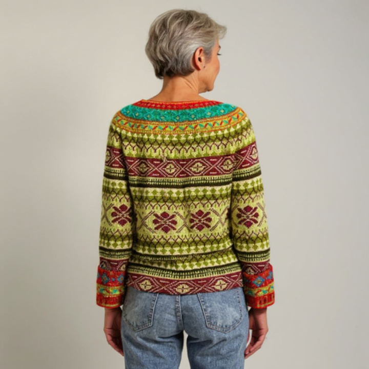Willow - Nordic Fair Isle Knit Sweater 3