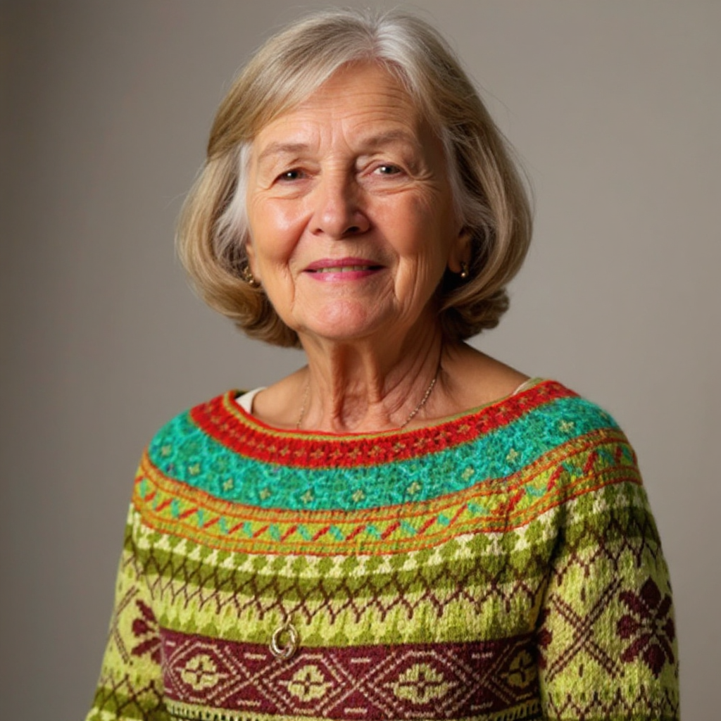 Willow - Nordic Fair Isle Knit Sweater 4