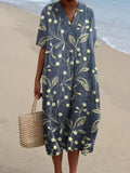 Enora |  Embroidered Floral Dress