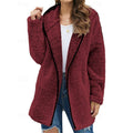 Yfke | Women's Hooded Sherpa Fleece Teddy Coat