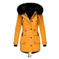 Yvette | Women's Parka Jacket Fur Hood