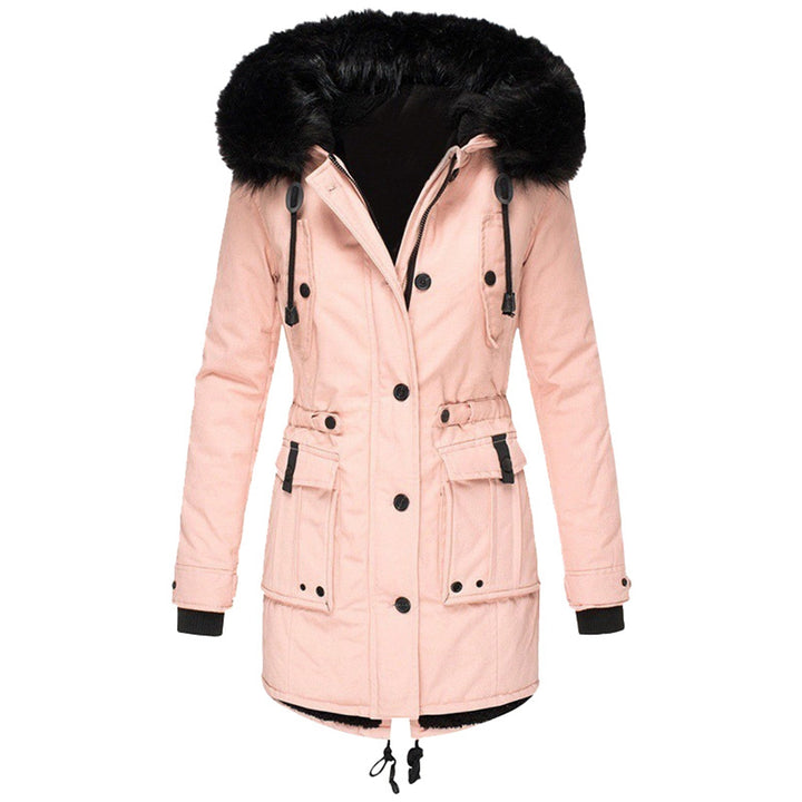 Yvette | Women's Parka Jacket Fur Hood 4