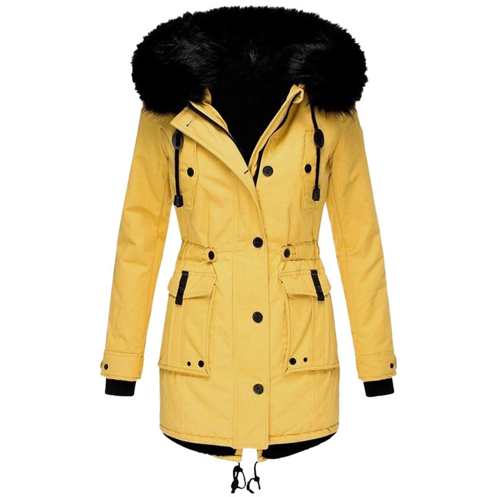 Yvette | Women's Parka Jacket Fur Hood 6