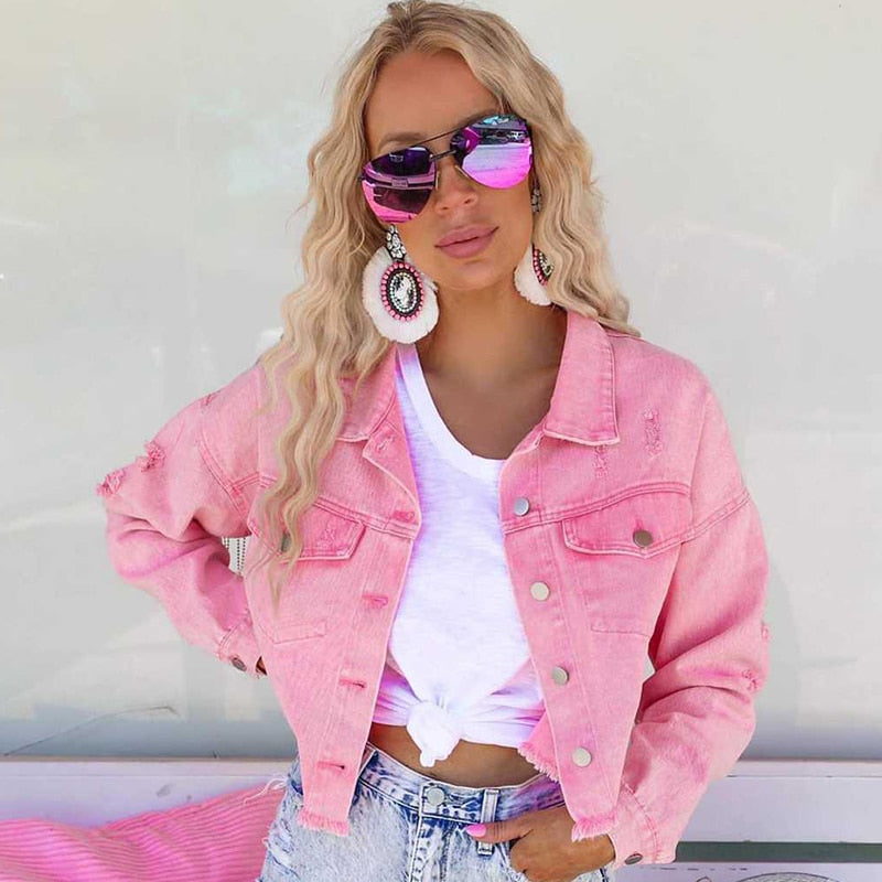 Zara - Sequin Star Fringe Denim Jacket 1