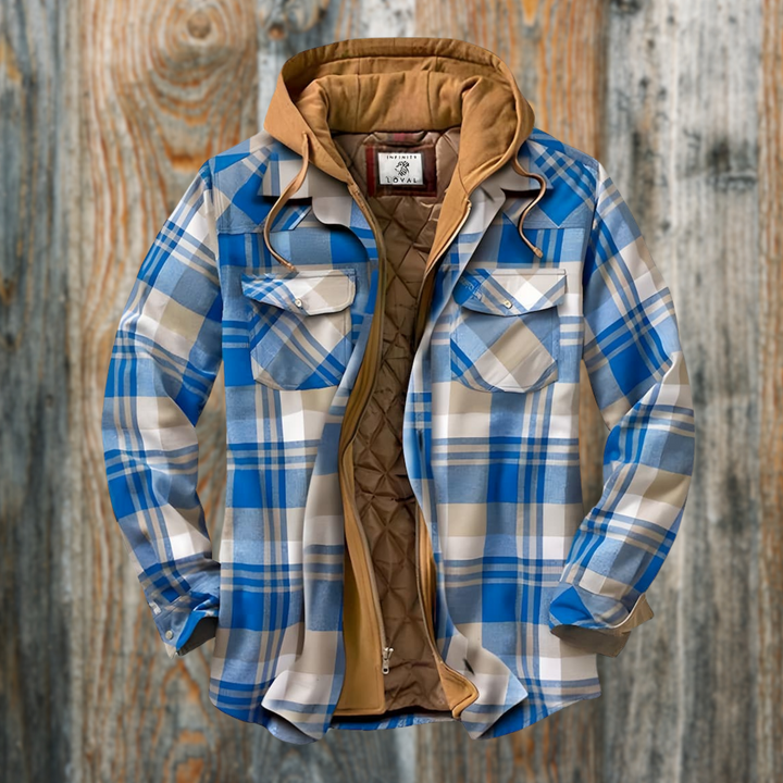 Zaylen | Men's Flannel Jacket Plaid Lined 1