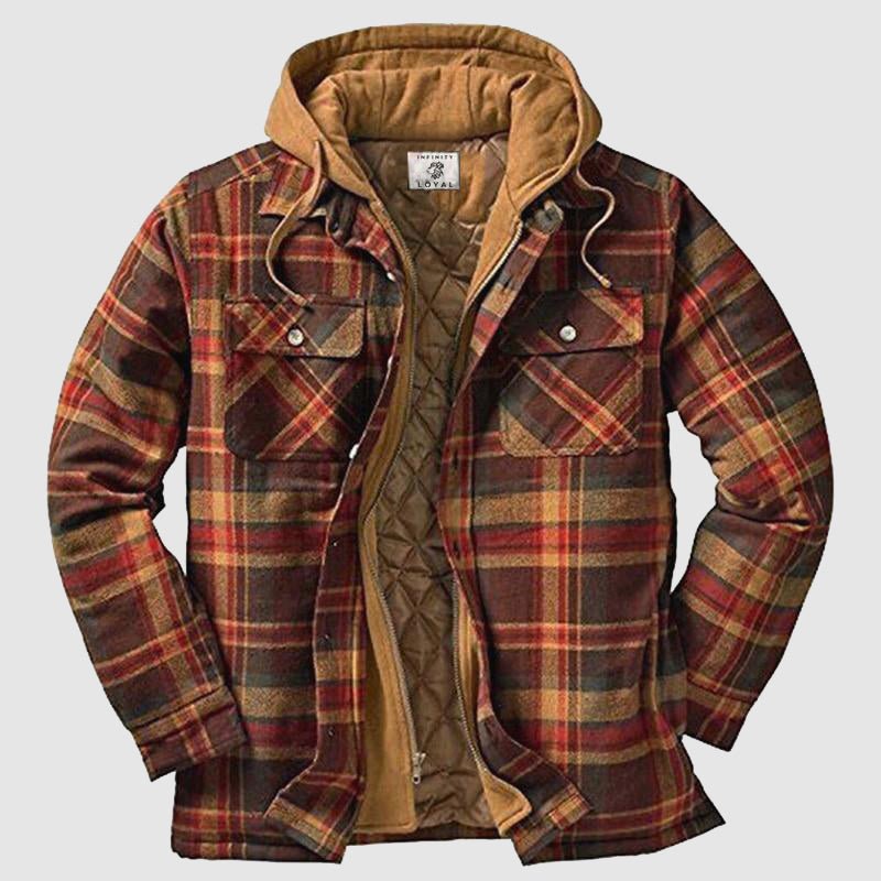 Zaylen | Men's Flannel Jacket Plaid Lined 2