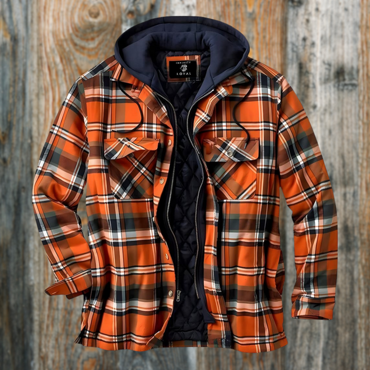 Zaylen | Men's Flannel Jacket Plaid Lined 3
