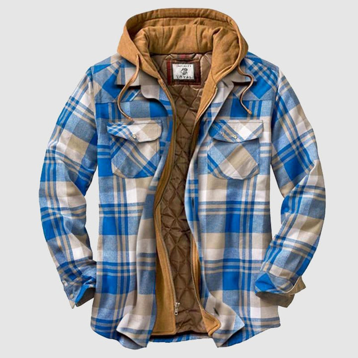 Zaylen | Men's Flannel Jacket Plaid Lined 4